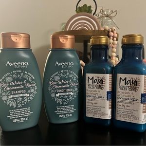 Maui and Aveeno Shampoo and Conditioner